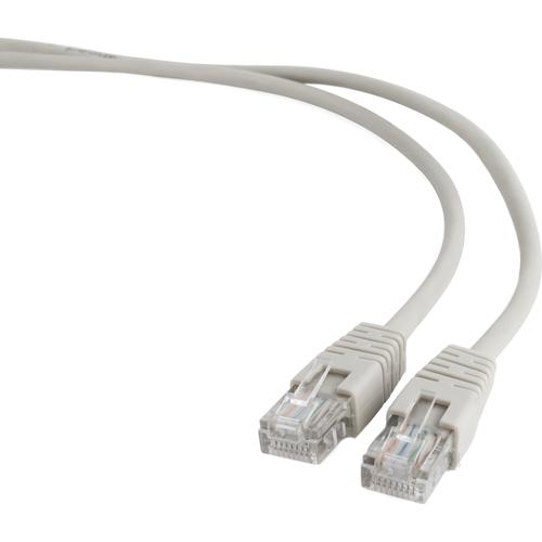 Cablu UTP GEMBIRD Cat6, cupru-aluminiu, 0.25 m, gri, AWG26, PP6U-0.25M