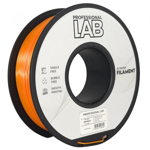 Filament 3D Proffesional Lab, Diamentru 1.75mm, Greutate: 1KG, Culoare: Orange, Material: PLA, Temperatura: 180-240c
