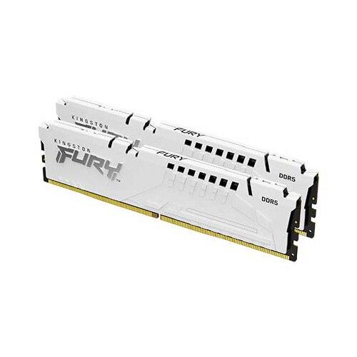 Memorii Kingston FURY Beast White 32GB(2x16GB) DDR5, 5200MT/s, CL40