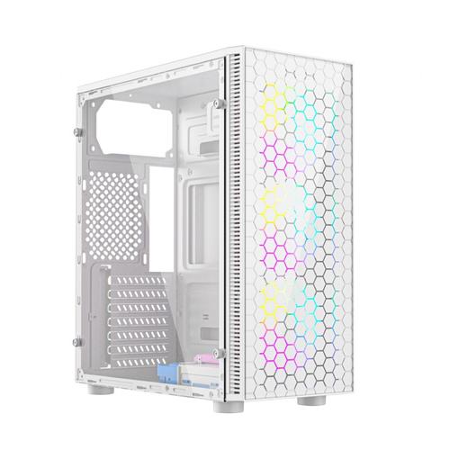 Carcasa Gembird Fornax 500 aRGB, Middle Tower, Fara sursa (Alb)