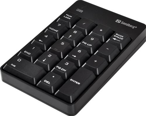 Tastatura Wireless Numerica Sandberg 630-05 (Negru)