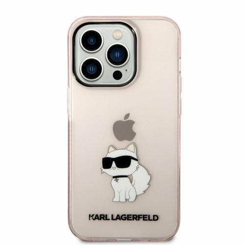 Husa de protectie Karl Lagerfeld IML Choupette NFT pentru iPhone 14 Pro Max (Roz)