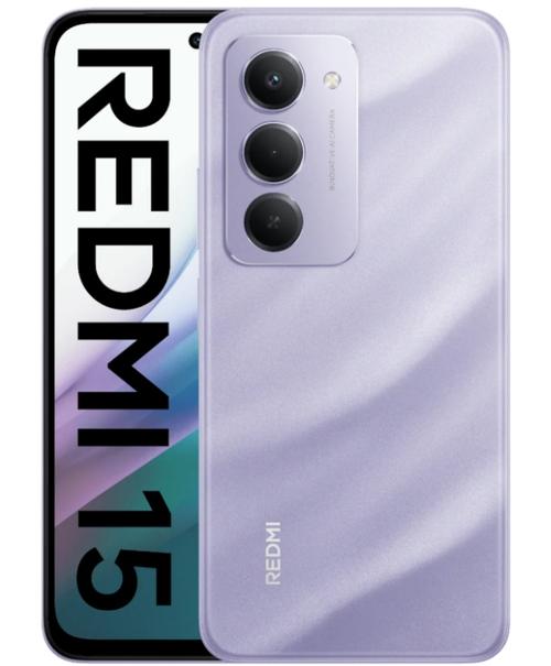 Telefon Mobil Xiaomi Redmi 15 4G, Procesor Qualcomm SM6225 Snapdragon 685 Octa-Core, IPS LCD 6.9inch, 6GB RAM, 128GB Flash, Camera Duala 50 MP, Wi-Fi, 4G, Dual Sim, Android (Mov)