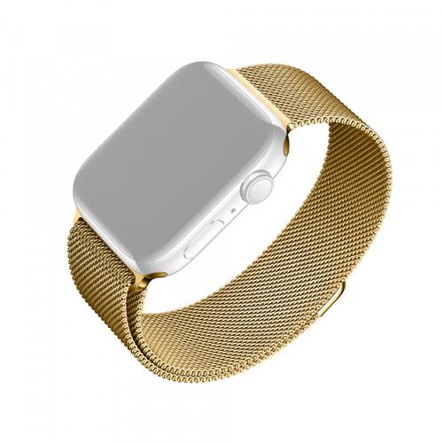 Curea Fixed Mesh pentru Apple Watch 49mm / 46mm / 45mm / 44mm / 42mm Series, Auriu