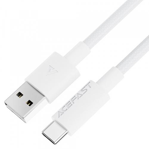 Cablu de Date si Incarcare USB-A - USB-C Acefast C18-04, 18W, 1.2m (Alb)