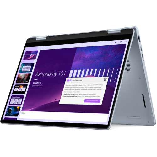 Laptop 2in1 Dell 14 Plus DB04250 (Procesor Intel® Core™ Ultra 5 226V (8M Cache, up to 4.50 GHz) 14inch FHD+ Touch, 16GB LPDDR5X, 512GB SSD, Intel Arc 130V, Win 11 Pro, Albastru)