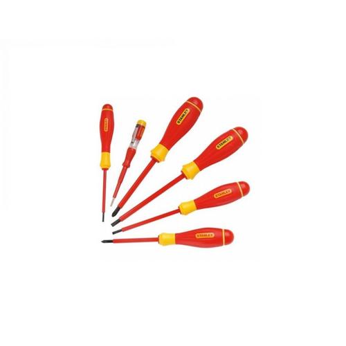 Set din 6 surubelnite izolate FatMax lata Pozidrive - 0-65-443 Stanley