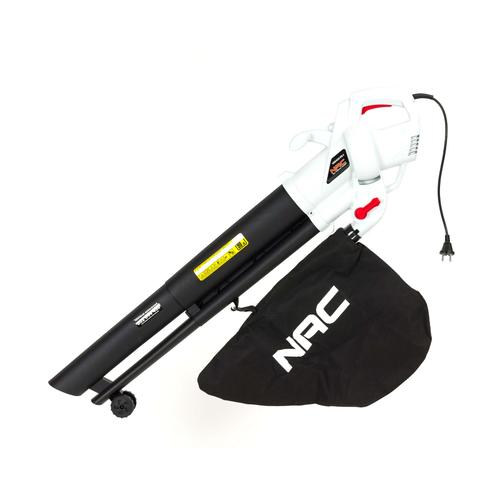 Aspirator electric/Suflanta de gradina, NAC, VBE320-FS-J, 3200W, 40 l, Negru/Alb