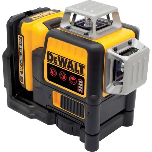 Nivela laser cu 2 linii de precizie Dewalt DCE089D1R-QW 0.3 mm/m, 10.8V RED