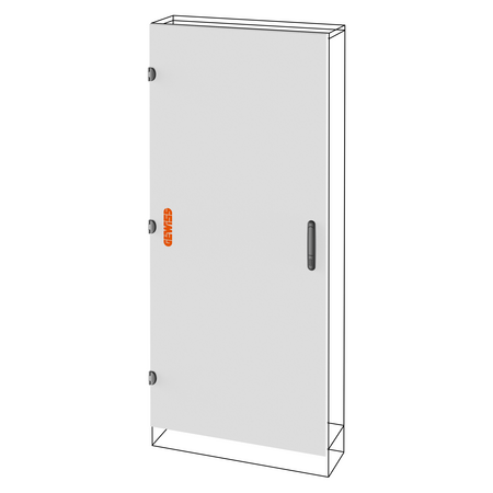 USA PLINA - TABLOU DE DISTRIBUTIE CU MONTARE PE PODEA - QDX 630 L - PENTRU STRUCTURA 600X2000 MM
