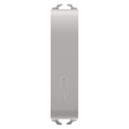 ÎNTRERUPATOR UNIDIRECTIONAL 1P 250V c.a. - 10AX ILUMINAT - CU DIFUZOR - 1/2 MODUL - BEJ SATINAT NATURAL - CHORUSMART