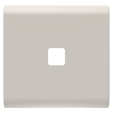 BUTON ÎNLOCUIBIL PENTRU COMENZI AXIALE - A SE COMPLETA CU LENTILA - 2 MODULE - SATIN NATURAL BEJ - CHORUSMART