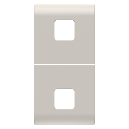 BUTON ÎNLOCUIBIL PENTRU COMENZI AXIALE - A SE COMPLETA CU 2 LENTILE - 1 MODUL - SATIN NATURAL BEJ - CHORUSMART