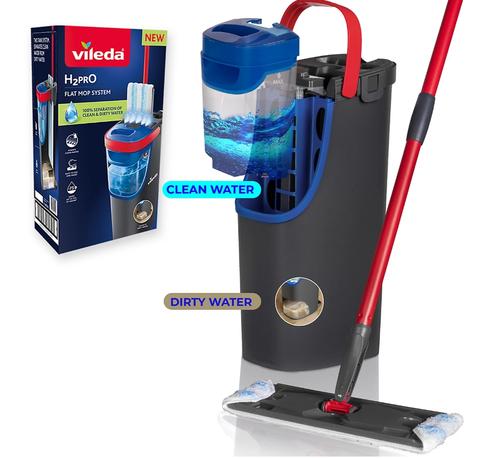 Sistem de curatenie cu mop Vileda H2PrO, 1.2 l (Albastru/Gri)