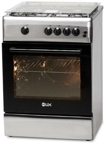 Aragaz LDK 6060 GRAI IX RMV NG, 4 Arzatoare, Gaz, Siguranta, Aprindere electrica (Inox)