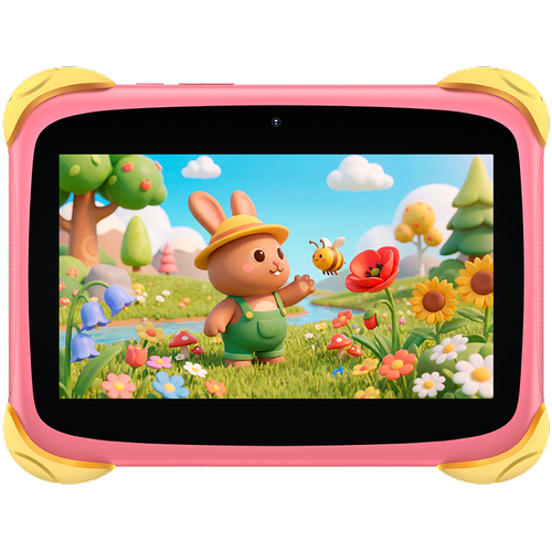 Tableta Blackview Link 1 Kids Mini, Procesor Quad-Core Rockchip RK3562, Ecran IPS 7inch, 3GB RAM, 32GB Flash, 5MP, Wi-Fi, Bluetooth, Android (Roz)
