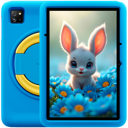 Tableta Blackview Tab 60 Pro Kids LTE, Procesor Octa-core T606 1.6GHz, Ecran IPS LCD HD+ 10.1inch, 4GB RAM, 128GB Flash, Camera 8MP, Wi-Fi, Bluetooth, 4G, Dual SIM, Android (Albastru)