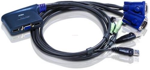Switch KVM Aten CS62U-A7, 2 porturi, USB