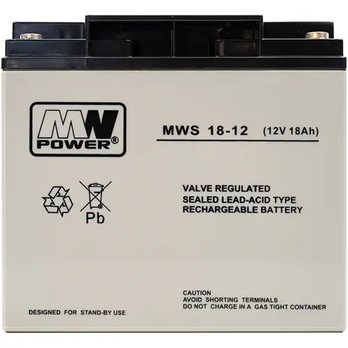 Acumulator AGM MW 18-12S, 12V / 18Ah