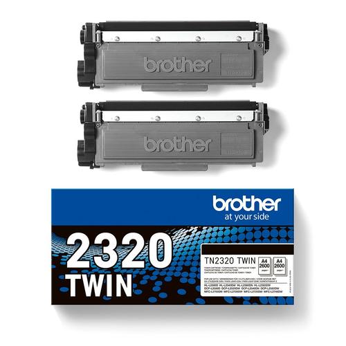 Set toner Brother TN2320TWIN (Negru)