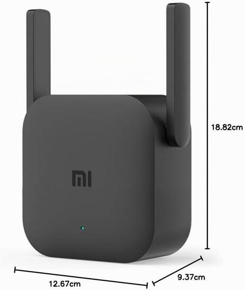Range Extender Wireless Xiaomi Mi Pro CE DVB4352GL, 300 Mbps, 2 Antene externe (Negru)