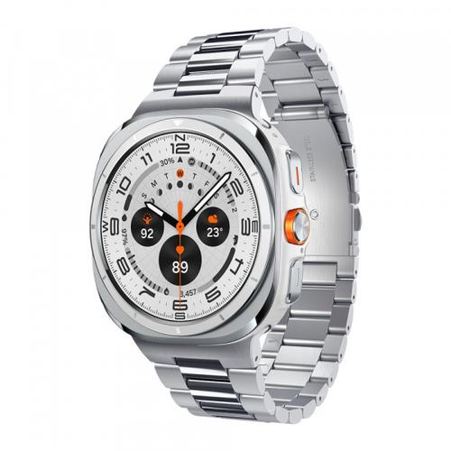 Curea Spigen AMP08823 Modern Fit pentru Samsung Galaxy Watch Ultra Series, Argintie