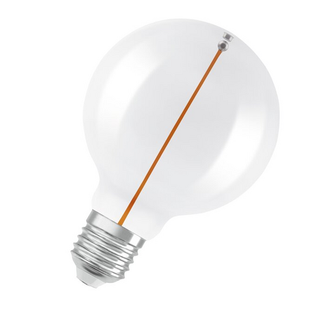 Bec LED Ledvance (Osram)  Vintage 1906 Globe 95 16 Filament Magnetic 2,2 W 827 Clear E27, 150 lm, 2700 K, 320°, transparent