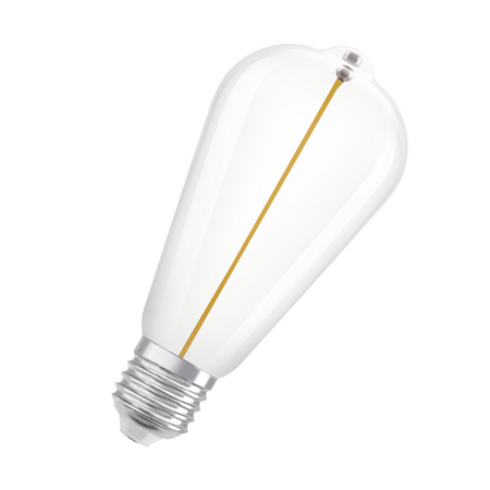 Bec LED Ledvance (Osram)  Vintage 1906 Edison 16 Filament Magnetic 2,2 W 827 Clear E27, 150 lm, 2700 K, 320°, transparent