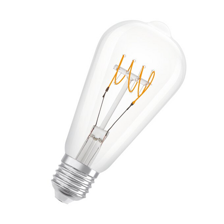 Bec LED Ledvance (Osram)  Vintage 1906 Edison 40 Filament DIM 4,8 W 827 Clear E27, 470 lm, 2700 K, 320°, transparent, dimabil