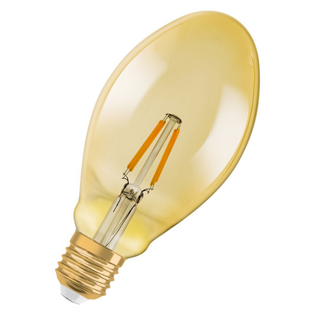 Bec LED Ledvance (Osram)  Vintage 1906 Oval 40 Filament 4 W 824 Gold E27, 470 lm, 2400 K, 300°, auriu