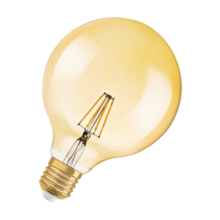 Bec LED Ledvance (Osram)  Ledvance (Osram)  VINTAGE GLOBE 4 W 320 lm 2400 K E27 IP20 230V, 410 lm, 300°