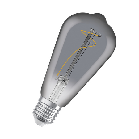 Bec LED Ledvance (Osram)  Vintage 1906 Edison 10 Filament 3,4 W 818 Smoke E27, 100 lm, 1800 K, 320°