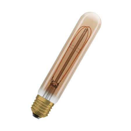 Bec LED Ledvance (Osram)  Vintage 1906 Tubular 40 Filament DIM 4,8 W 822 Gold E27, 470 lm, 2200 K, 320°, auriu, dimabil