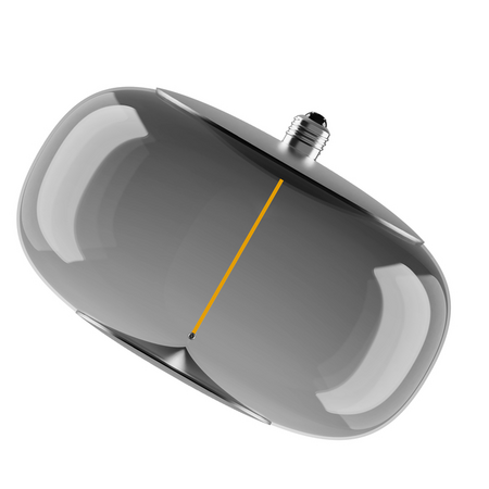 Bec LED Ledvance (Osram)  Vintage 1906 Big Elipse 6 Filament Magnetic 4 W 818 Smoke E27, 60 lm, 1800 K, 320°