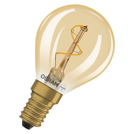 Bec LED Ledvance (Osram)  Vintage 1906 Classic P Spiral Filament 1,8 W 822 Gold E14, 30 lm, 2200 K, 320°, auriu