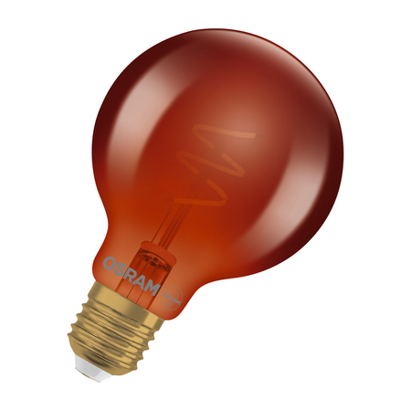 Bec LED Ledvance (Osram)  Vintage 1906 Globe 80 5 Spiral Filament DIM 3 W 618 Copper E27, 45 lm, 1800 K, 300°, dimabil