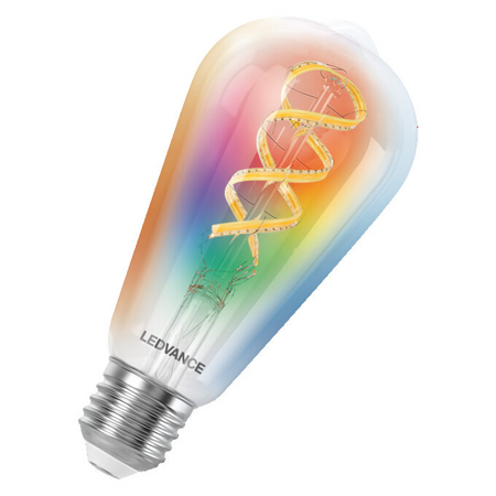 Bec LED LEDVANCE SMART+ MATTER Filament Multicolor Classic E40 4,8 W E27, 470 lm, 6500 K, 320°