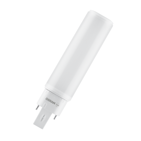Lampă LED compactă Ledvance (Osram)  DULUX LED D/E18 HF & AC MAINS 7 W 840 G24Q-2, 770 lm, 4000 K, 120°