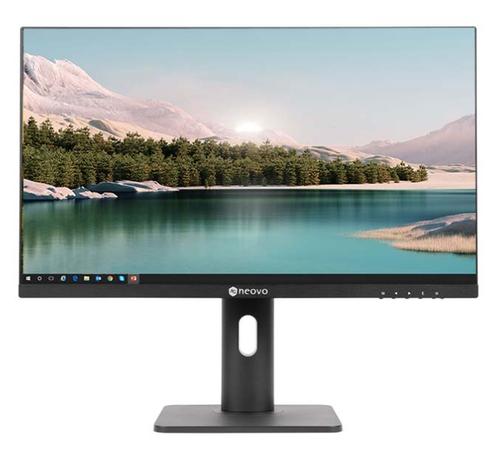 Monitor IPS LED AG Neovo 27inch LH-2703, Full HD (1920 x 1080), VGA, HDMI, DisplayPort, Pivot, Boxe, 5 ms (Negru)
