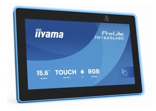 Monitor IPS LED Iiyama 15.6inch TW1625LASC-B3PNR, Full HD (1920 x 1080), Touchscreen, Boxe (Negru)