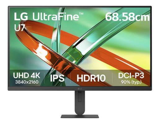 Monitor IPS LED LG 27inch 27U710B-B, UHD (3840 x 2160), HDMI, DisplayPort (Negru)