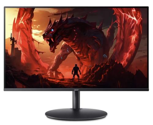 Monitor Gaming IPS LED Acer 27inch Nitro XF27FX Ergo, Full HD (1920 x 1080), HDMI, DisplayPort, 240 Hz, 0.5 ms (Negru)