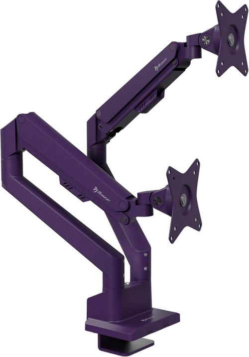 Suport de birou pentru monitoare, 2 brate, Arozzi TIS Alzare Neo Duo, 17inch-32inch, max 9 kg, VESA 75 x 75 / 100 x 100 (Mov)