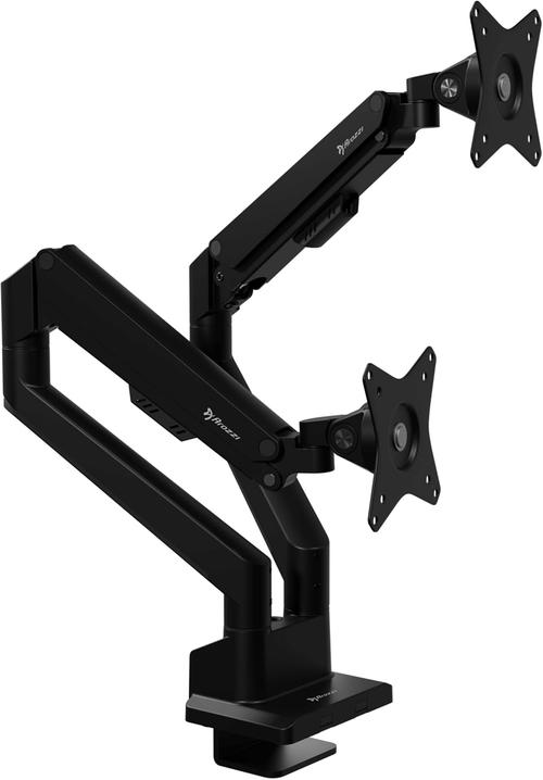 Suport de birou pentru monitoare, 2 brate, Arozzi TIS Alzare Neo Duo, 17inch-32inch, max 9 kg, VESA 75 x 75 / 100 x 100 (Negru)