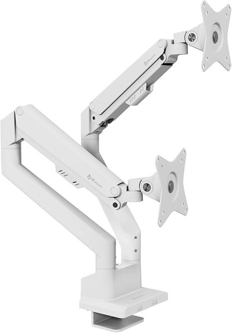 Suport de birou pentru monitoare, 2 brate, Arozzi TIS Alzare Neo Duo, 17inch-32inch, max 9 kg, VESA 75 x 75 / 100 x 100 (Alb)