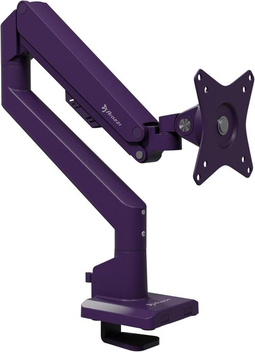 Suport de birou pentru monitor Arozzi Alzare Neo, 17inch-49inch, max 9 kg, VESA 75 x 75 / 100 x 100 (Mov)