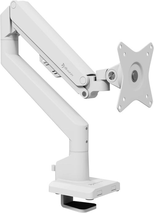Suport de birou pentru monitor Arozzi Alzare Neo, 17inch-49inch, max 9 kg, VESA 75 x 75 / 100 x 100 (Alb)