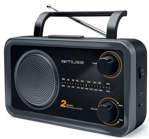 Radio Portabil Muse M-068 DS, FM-MW (Negru)