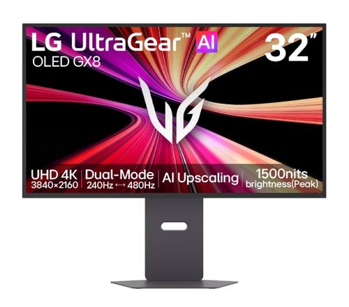 Monitor Gaming OLED LG 31.5inch 32GX870B-B, UHD (3840 x 2160), HDMI, DisplayPort (Negru)