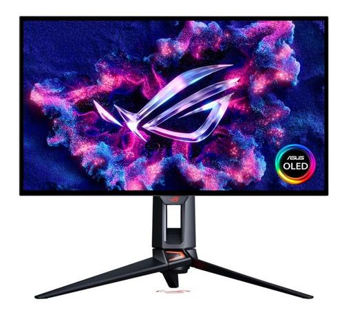 Monitor Gaming OLED ASUS ROG Swift 26.5inch PG27UCWM, UHD (3840 x 2160), HDMI, DisplayPort, Pivot, 240 Hz, 0.03 ms (Negru)